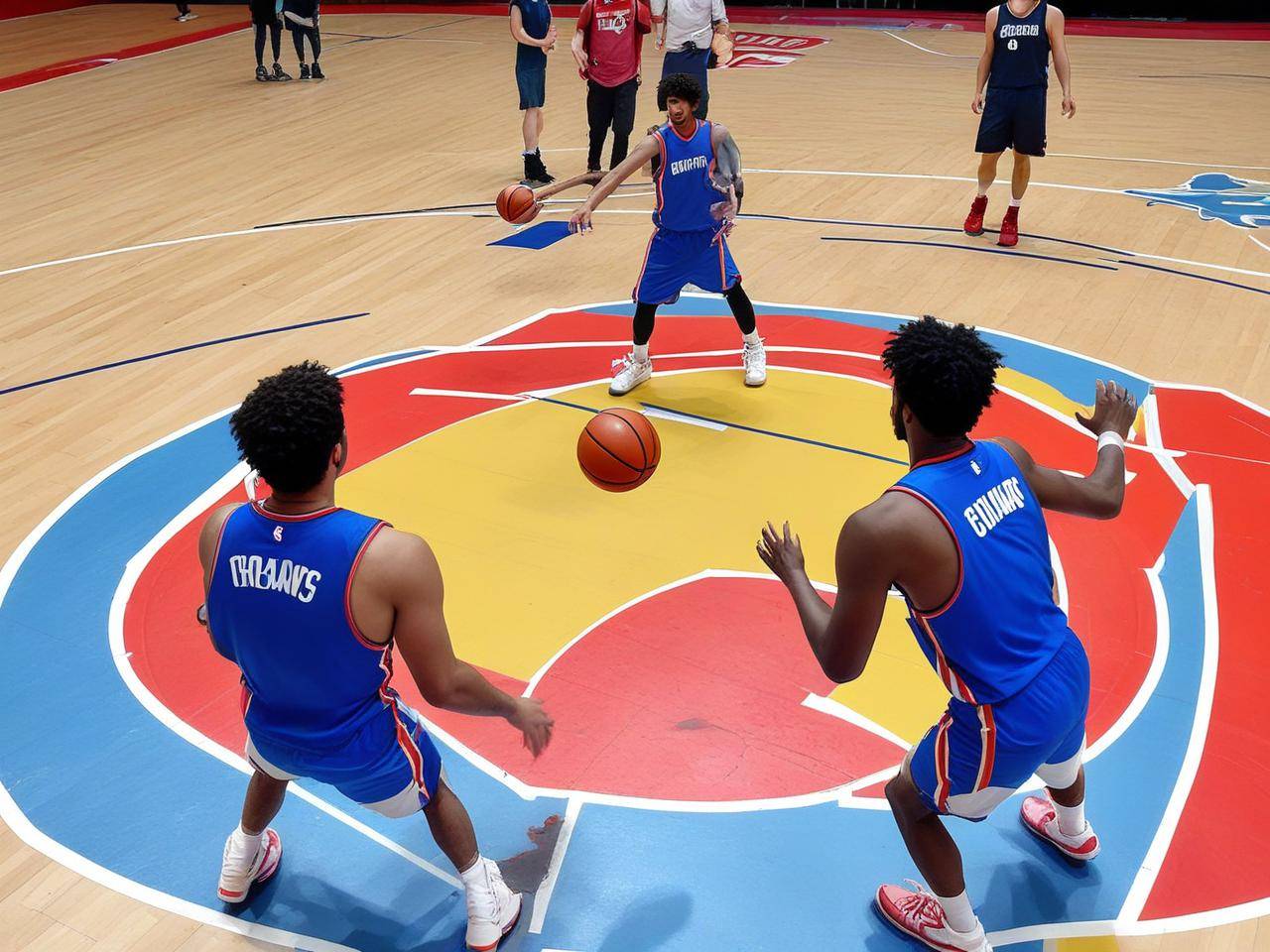 决胜时刻，球员精准射门击穿对手防线