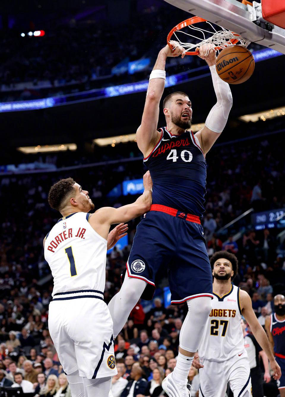 快船大胜黄蜂，路威狂砍40分