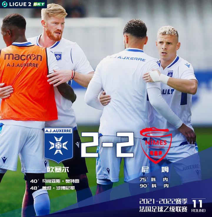 尼斯主场战平尼姆，难以取得胜利